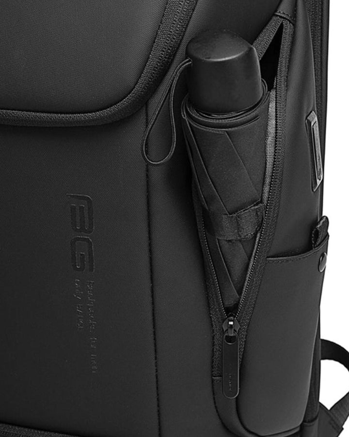 Sac à dos de voyage pour ordinateur, avec poches latérales