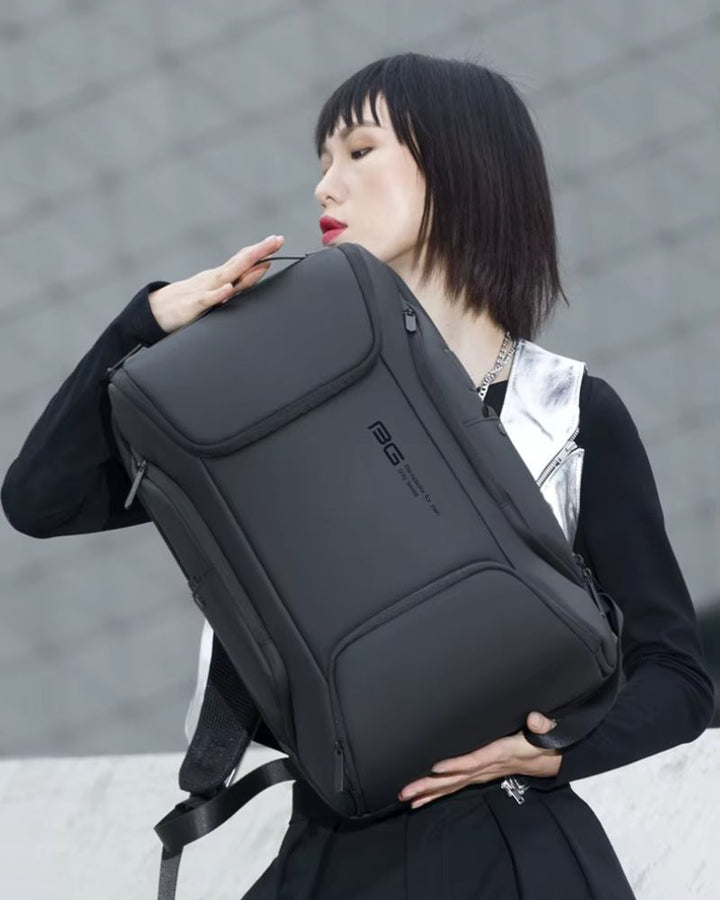 Sac à dos de voyage pour ordinateur, noir, porté en main