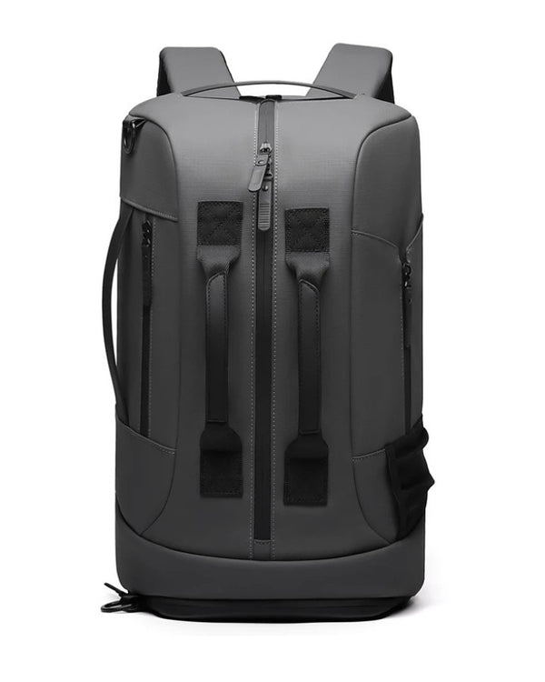 Sac Bandoulière Transformable en Sac à Dos, gris foncé