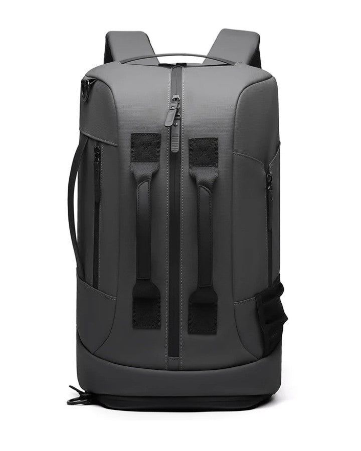 Sac Bandoulière Transformable en Sac à Dos, gris foncé