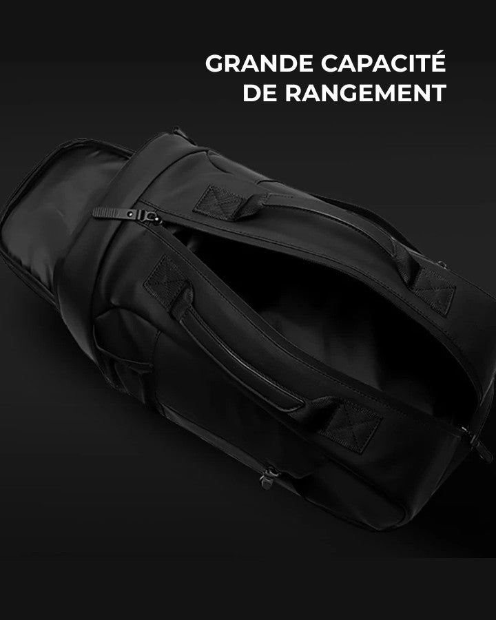 Sac Bandoulière Transformable en Sac à Dos, grande capacité de 30L