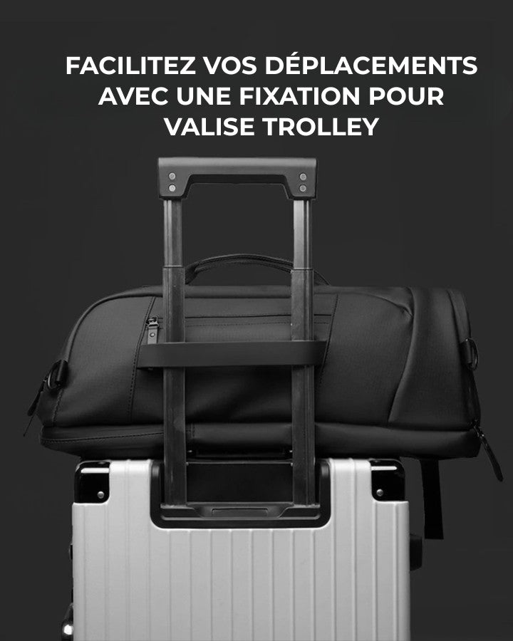 Sac Bandoulière Transformable en Sac à Dos, sangle fixation valise trolley